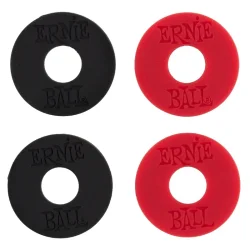 Ernie Ball EB-4603 Strap Blocks (4 stk.) Sort/r�d